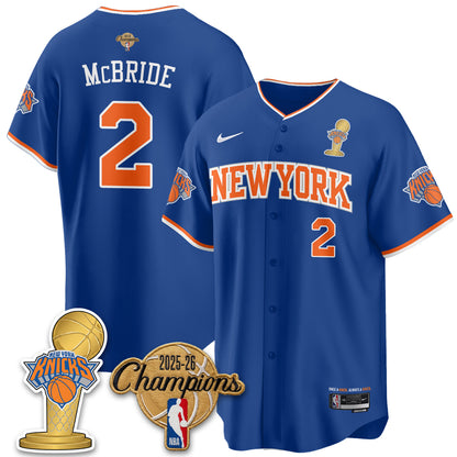 New York Knicks 2026 NBA Champions Vapor Jersey - Stitched