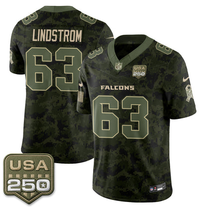 Atlanta Falcons 2026 Salute to Service Vapor Jersey - Stitched