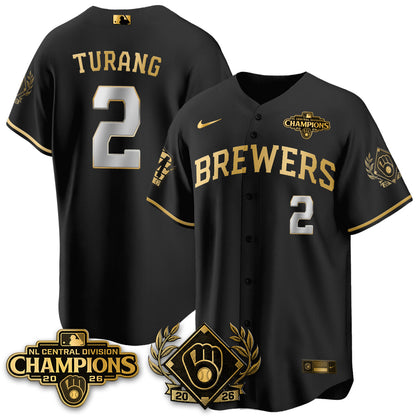 MIL 2026 NL Division Champs Vapor Blue Jersey - Stitched