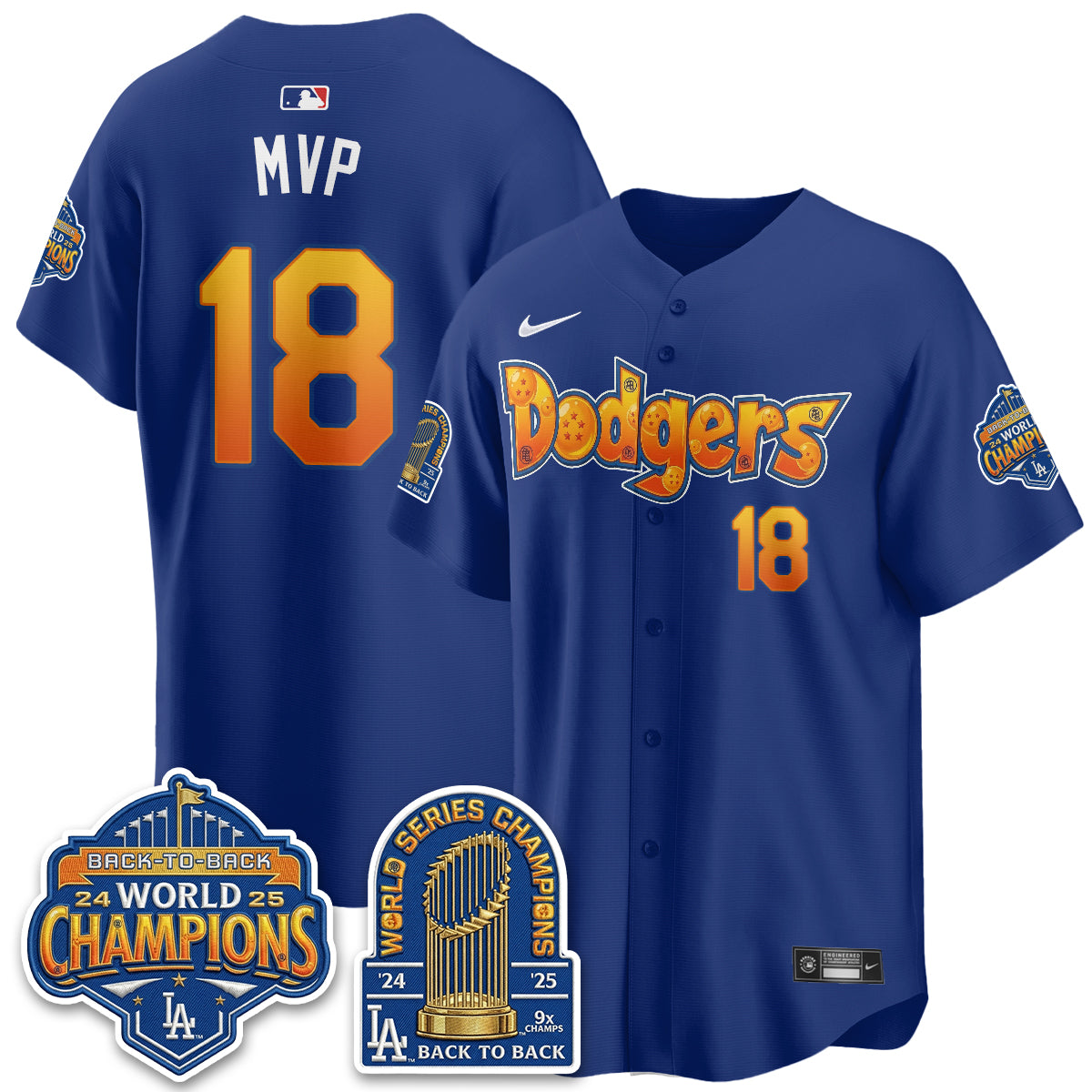 Los Angeles Dodgers x DB Night 2026 Vapor Jersey V2- Stitched