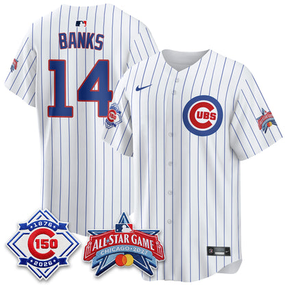 Chicago Cubs 2027 All Star Game Vapor Limited Blue Jersey - Stitched