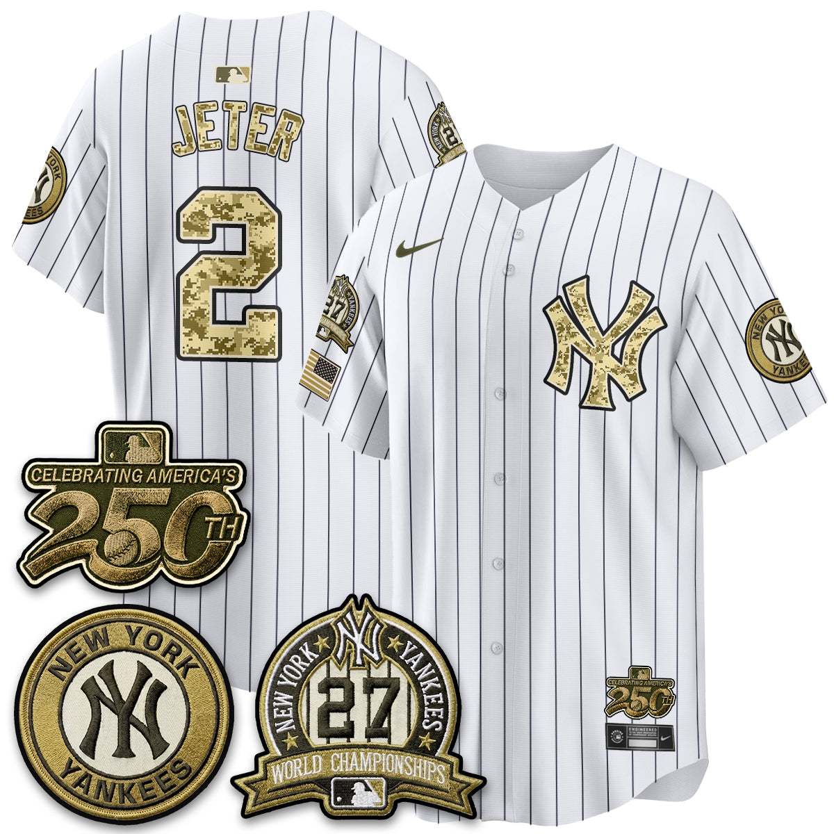 New York Yankees Salute to Service 2026 Vapor Limited Jersey - Stitched