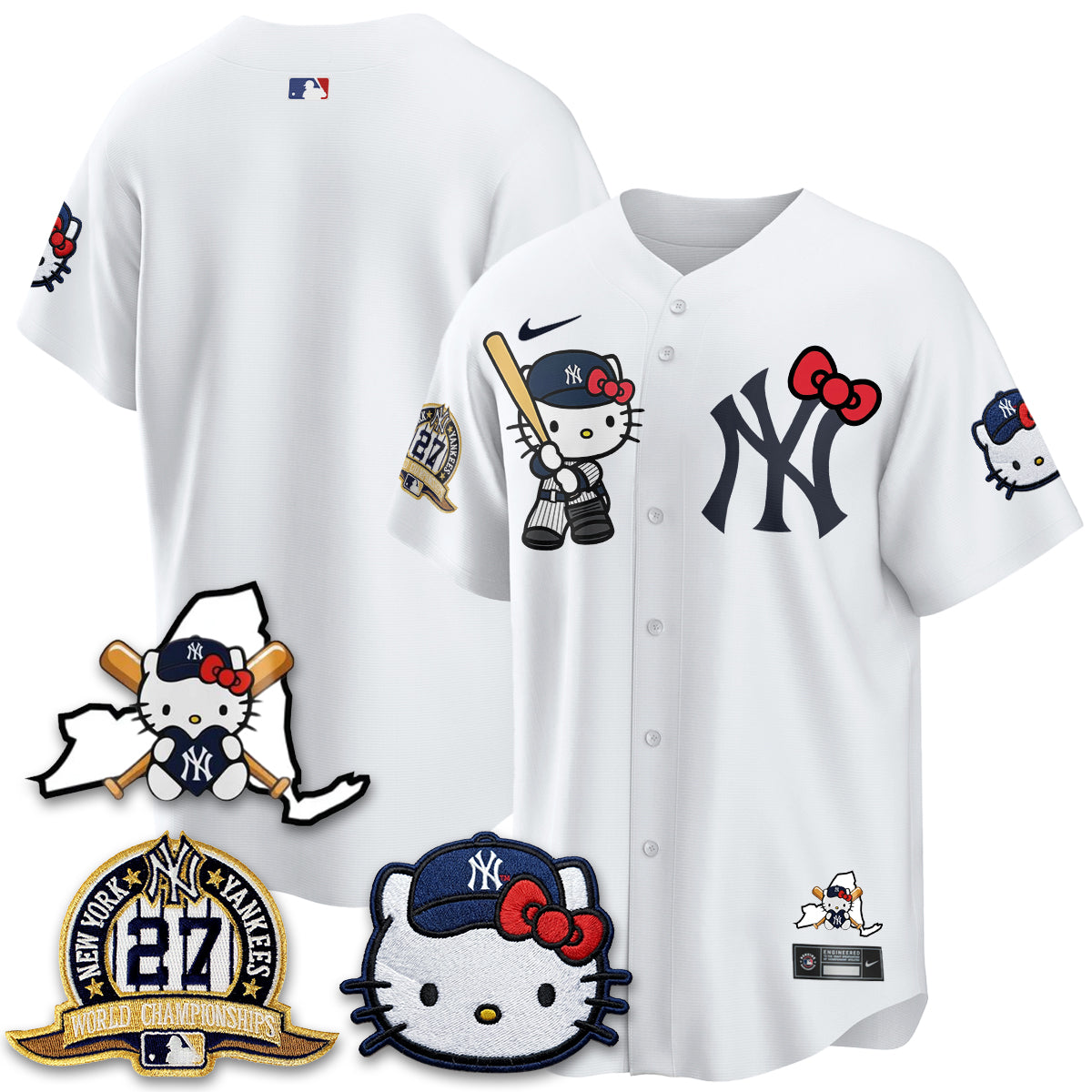New York Yankees Meow KT 2026 Vapor Limited Jersey - All Stitched