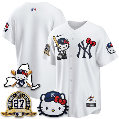 New York Yankees Meow KT 2026 Vapor Limited Jersey - All Stitched