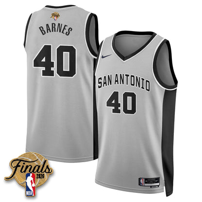 San Antonio Spurs 2026 NBA Western Conference Champions Vapor Jersey V2- Stitched