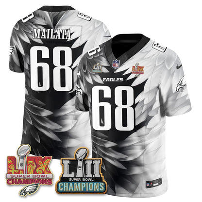 Philadelphia Eagles Fangear Edition Vapor Jersey - Stitched