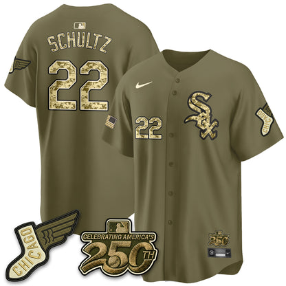 Chicago White Sox Armed Force Day 2026 Vapor Limited Jersey - Stitched