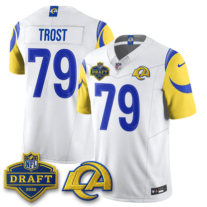 Los Angeles Rams 2026 NFL Draft Jersey - All Stitched