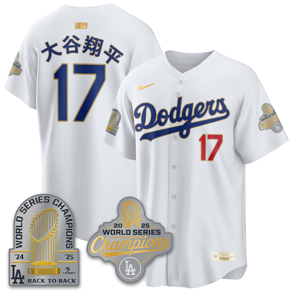 LAD Gold Collection Welcome No.29 Black Gold Jersey - Stitched