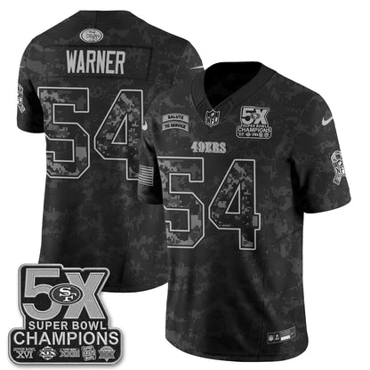 San Francisco 49ers 2026 Salute to Service V2 Vapor Jersey - Stitched-NQD