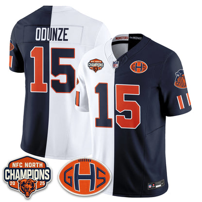 Chicago Bears 2026 Rivalries Split Edition Vapor Jersey - Stitched