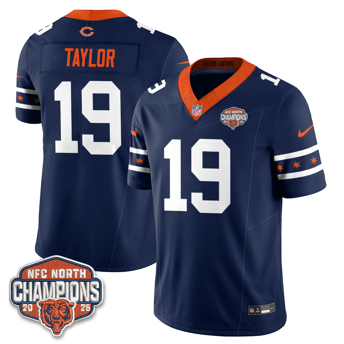 Chicago Bears Fangear Edition Vapor Jersey - Stitched
