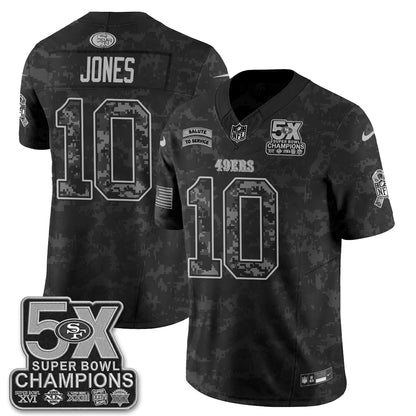 San Francisco 49ers 2026 Salute to Service V2 Vapor Jersey - Stitched-NQD