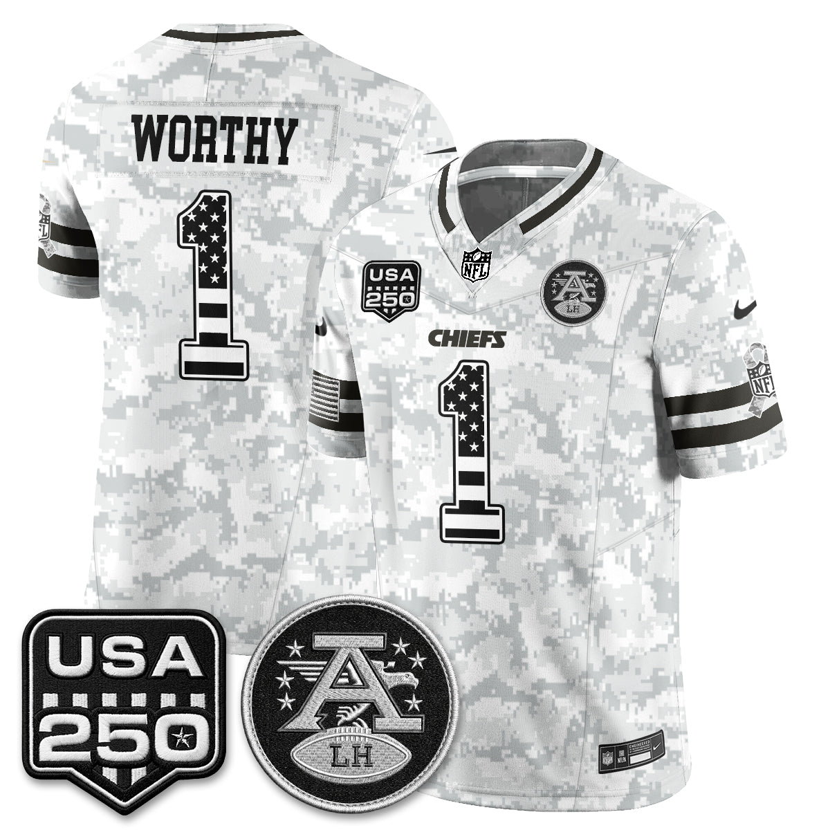 Kansas City Chiefs 2026 Salute to Service Vapor Jersey - Stitched