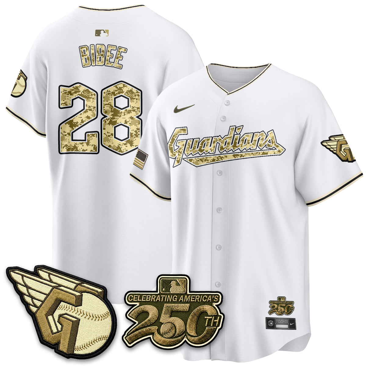 Cleveland Guardians Armed Force Day 2026 Vapor Limited Jersey - Stitched