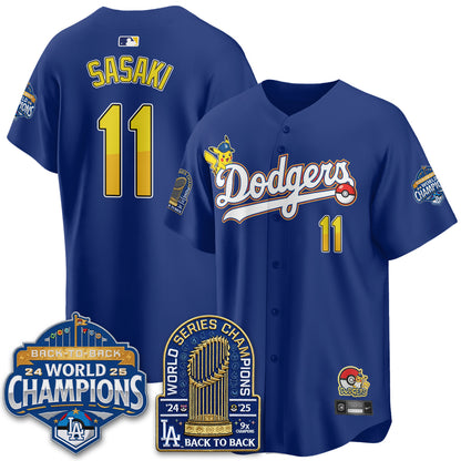 Los Angeles Dodgers x PKM 2026 Vapor Jersey - Stitched