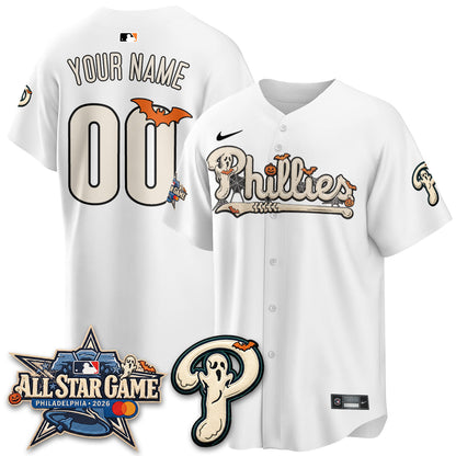 Philadelphia Phillies Halloween 2026 Vapor Limited Custom Jersey - Stitched