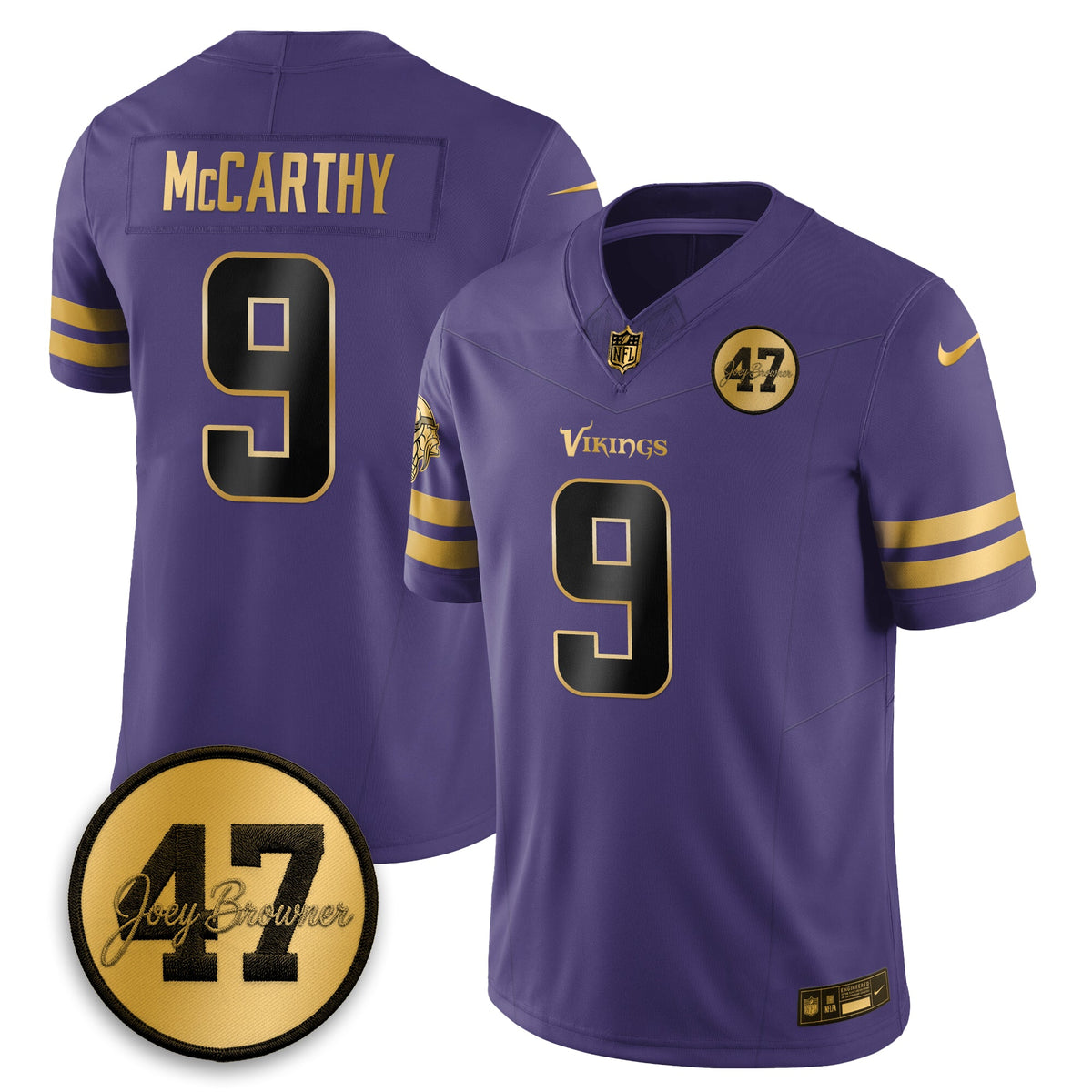 MIN Joey Browner Thank You For Memories - 1960 – 2026 Football Vapor Limited Jersey - Stitched