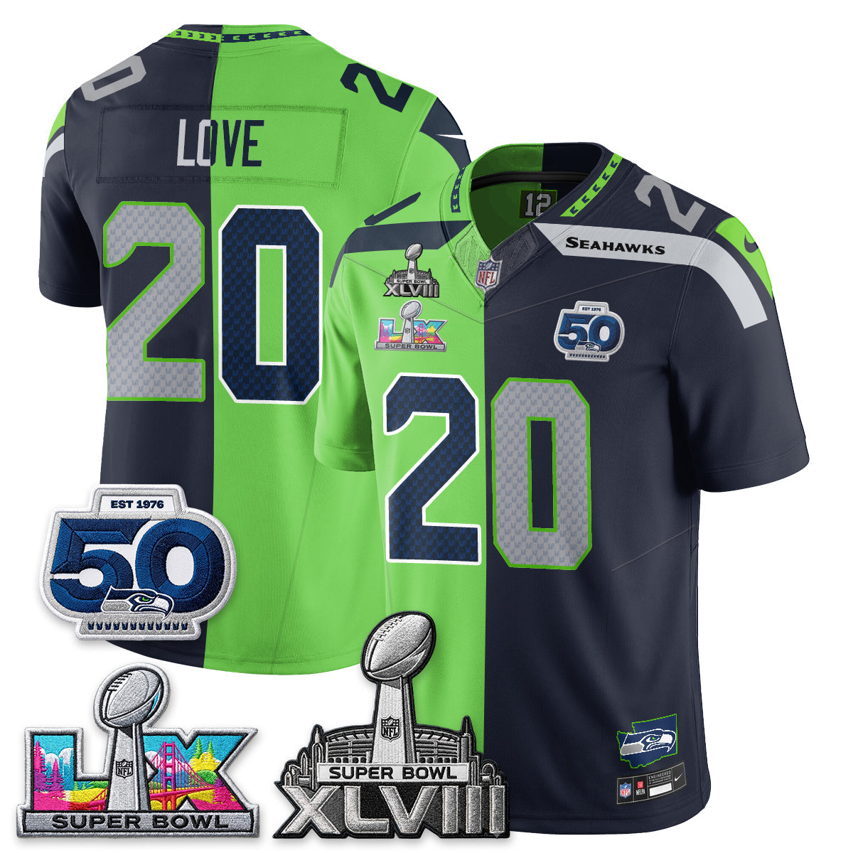 SEA SB LX Champs Split Edition Vapor Jersey - Stitch-NQD
