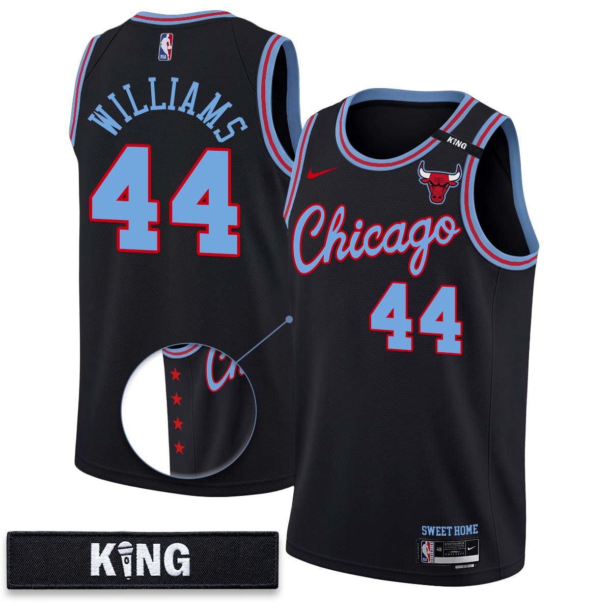 Chicago Bulls 10 Years Anniversary Vapor Jersey - Stitched