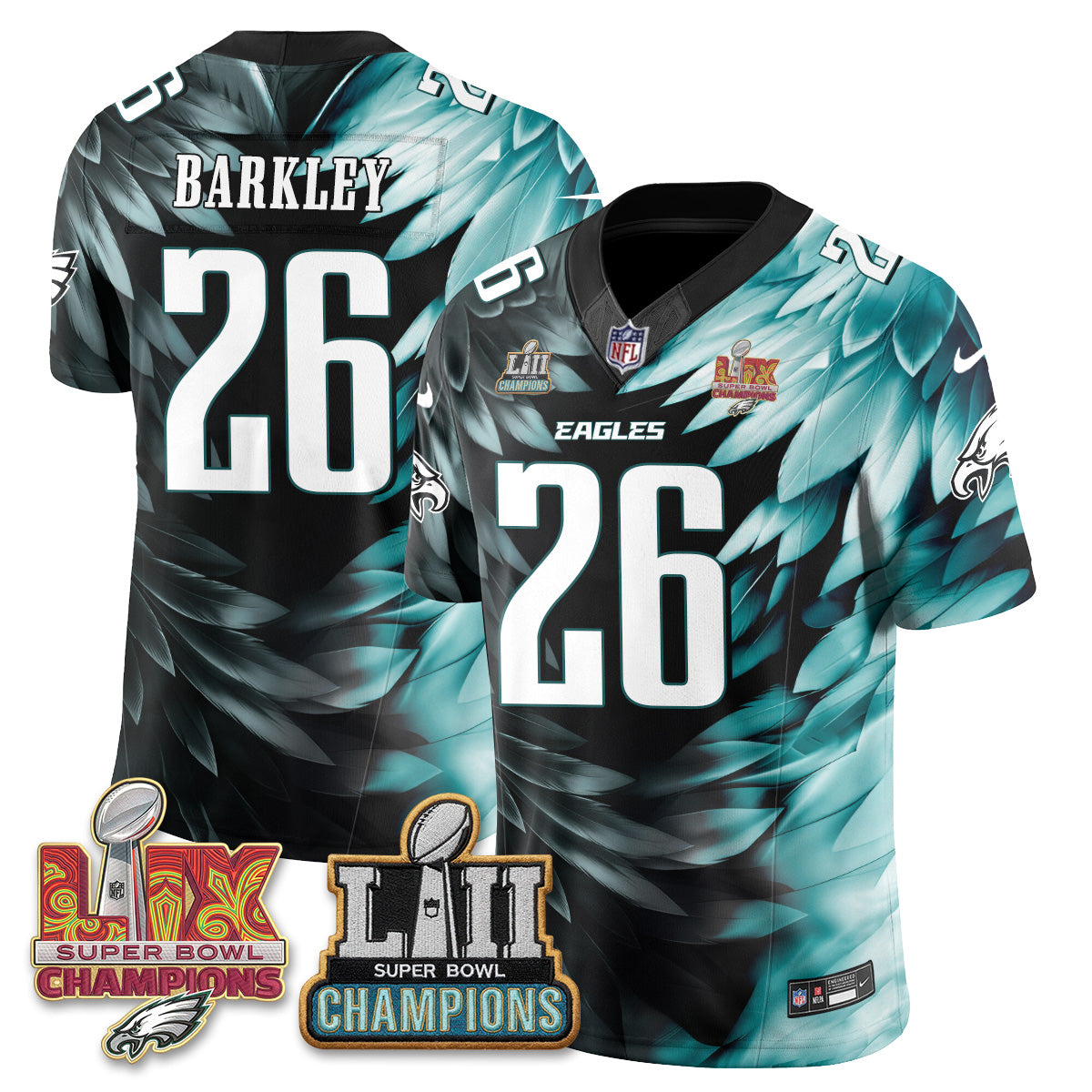 Philadelphia Eagles Fangear Edition Vapor Jersey - Stitched