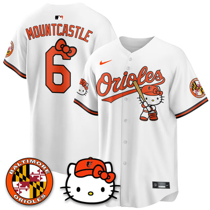 Baltimore Orioles x Meow Kitty Vapor Premier Limited Jersey - Stitched