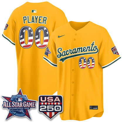 Oakland Athletics 2026 All Star Edition Vapor Custom Jersey - Stitched
