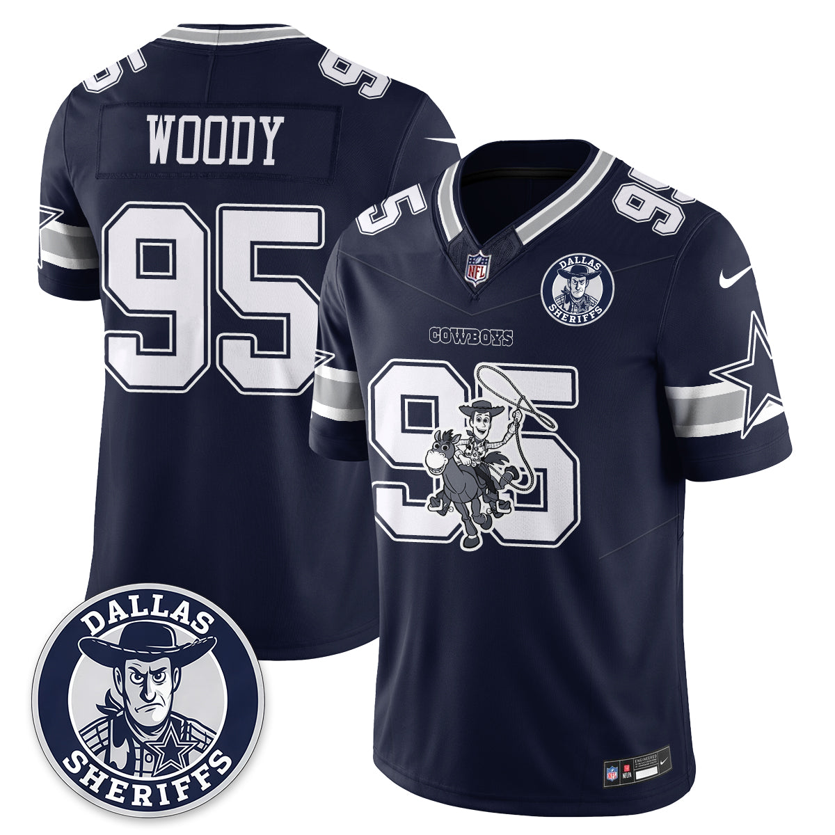 Dallas Cowboys x Toy Cowboy Edition Vapor Jersey - Stitched