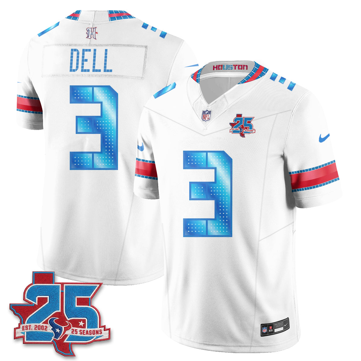 Houston Texans 2026 Rivalries Vapor Jersey - Stitched (7)