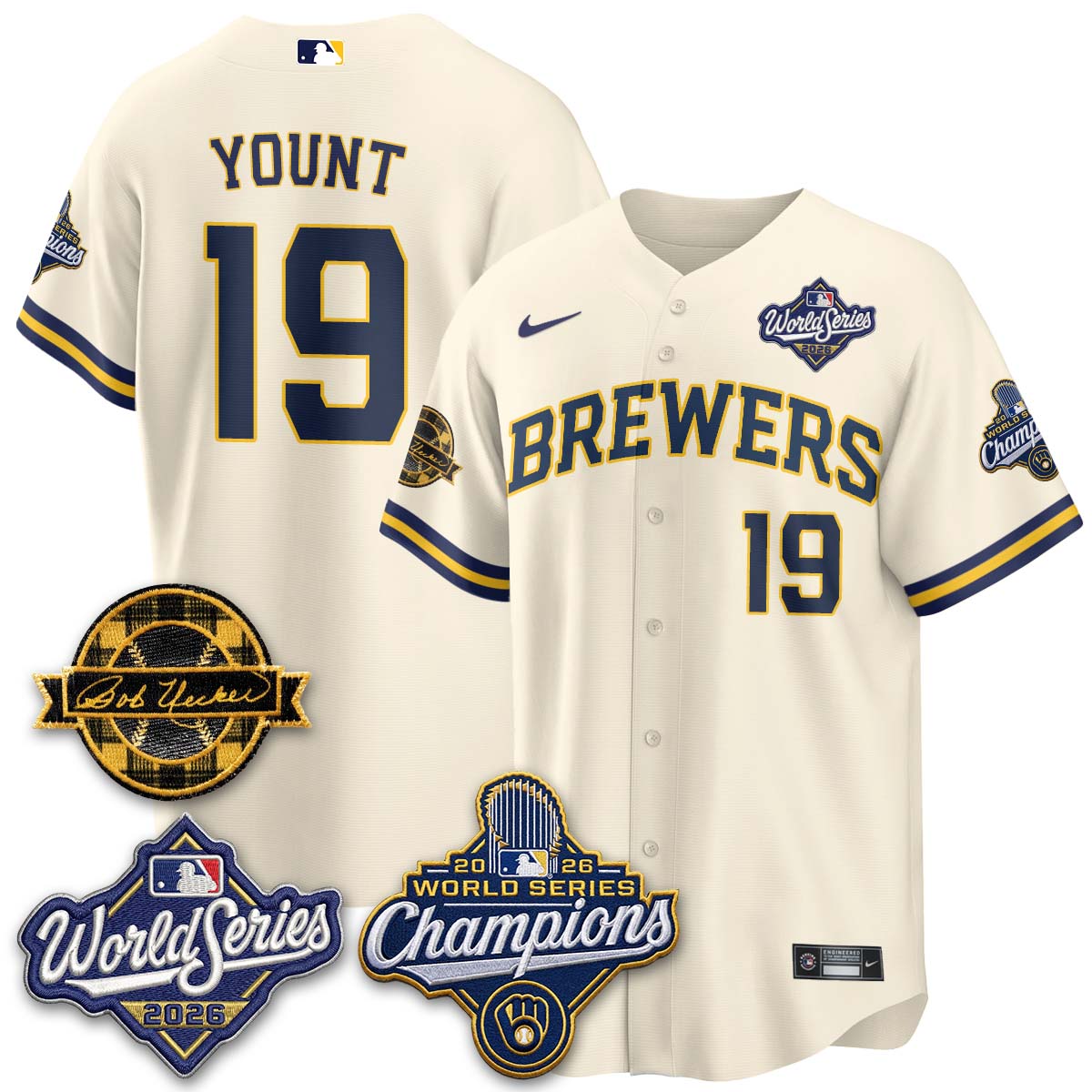 MIL 2026 WS Champions - Bob Patch Vapor Edition - Stitched-NQD (NAV9)