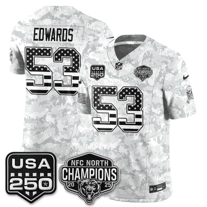 Chicago Bears 2026 Salute to Service Edition Vapor Jersey - Stitched (2)