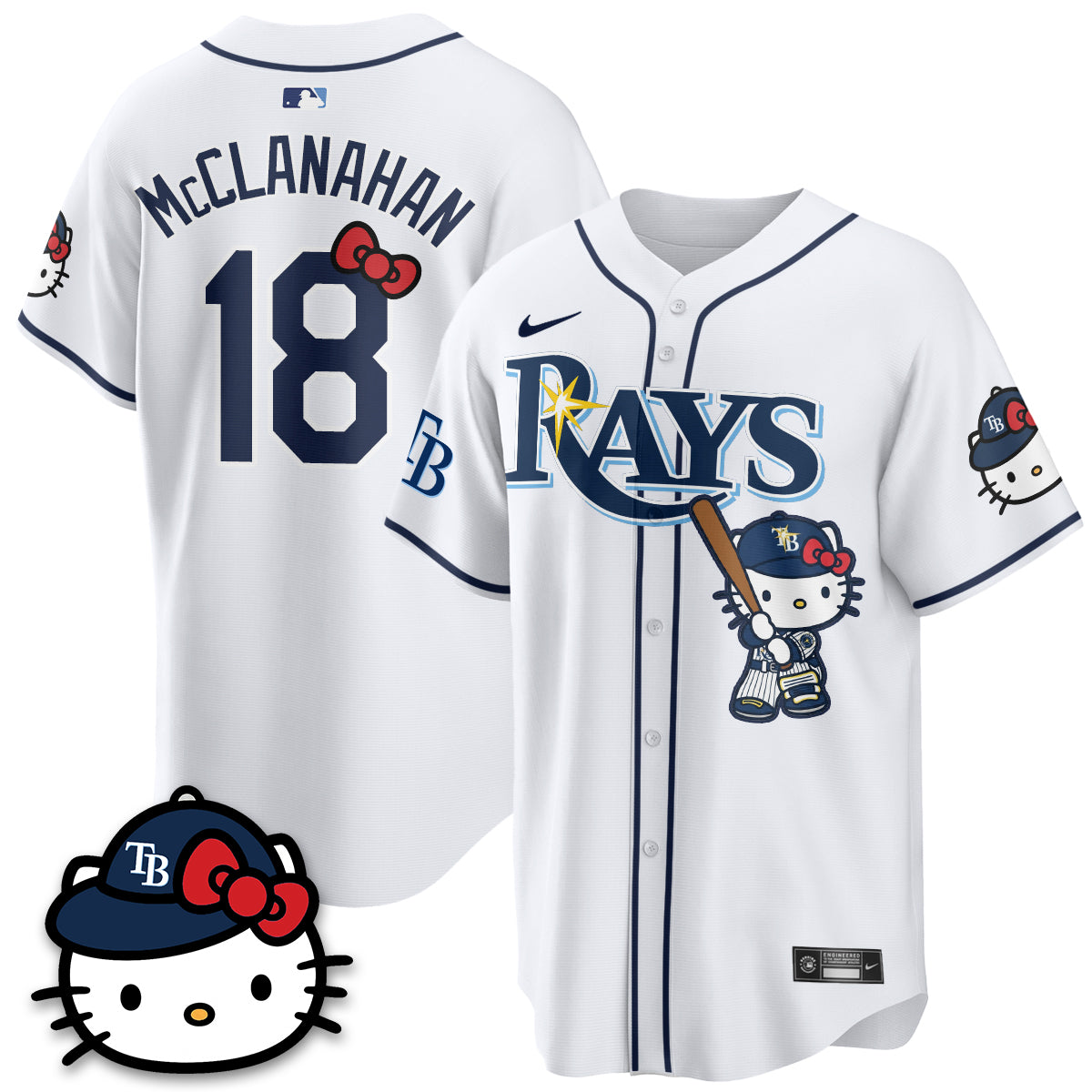 Tampa Bay Rays x Meow KT Edition Vapor Limited Jersey - Stitched
