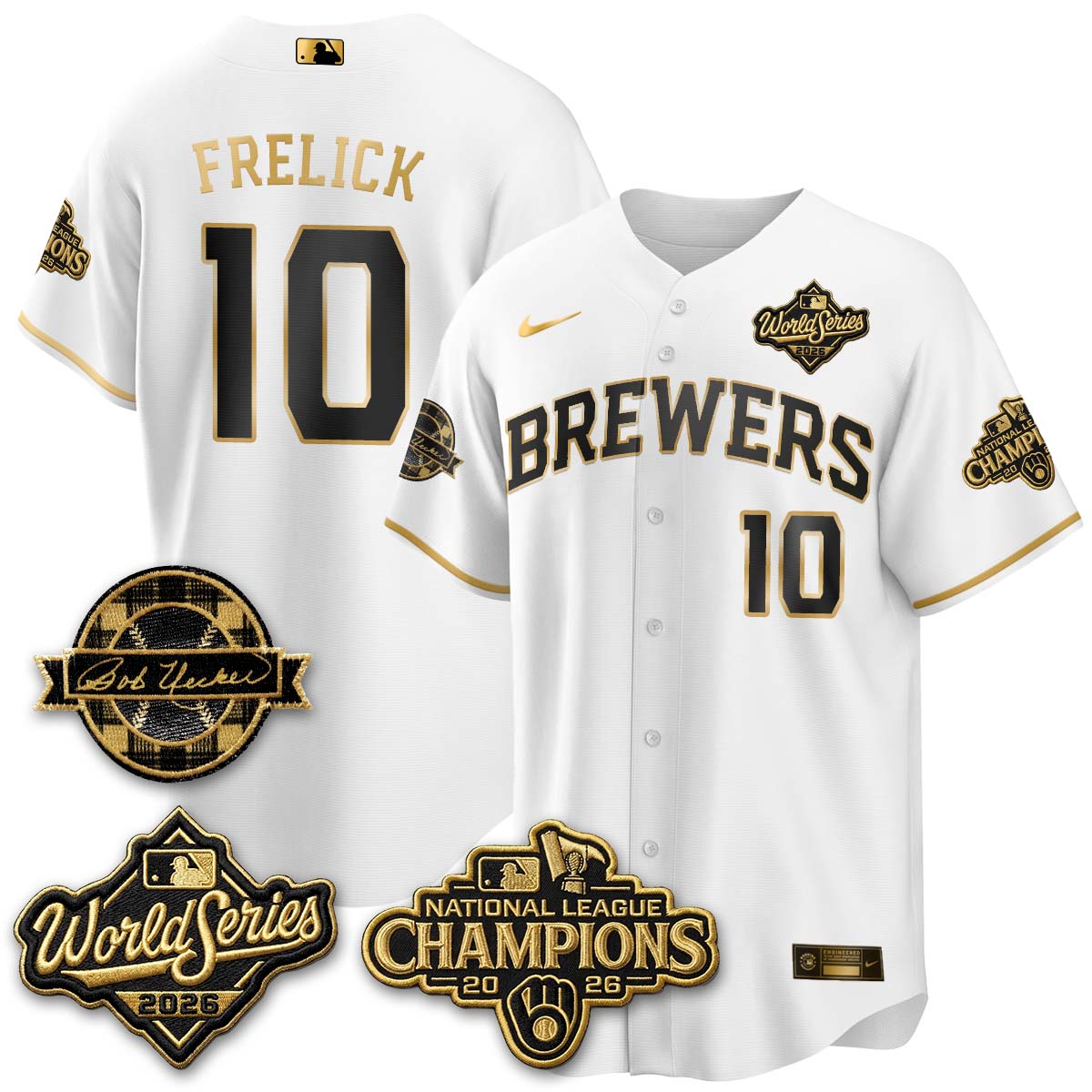 MIL 2026 NL Champions - Uecker Patch Vapor Jersey - Stitched -NQD (TT)