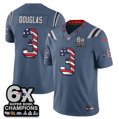 New England Patriots America Edition Vapor Jersey V2- Stitched