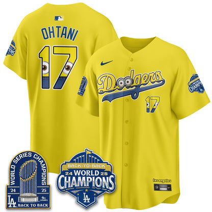 Los Angeles Dodgers x Yellow Capsules Vapor Jersey - Stitched