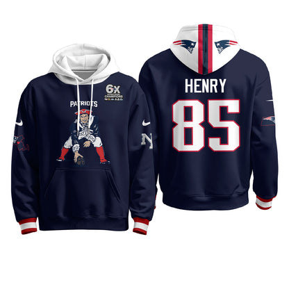 New England Patriots Minuteman Edition Hoodie - Stitched