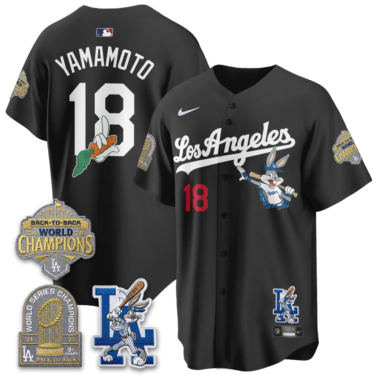 Los Angeles Dodgers Bunny Vapor Limited Jersey - All Stitched
