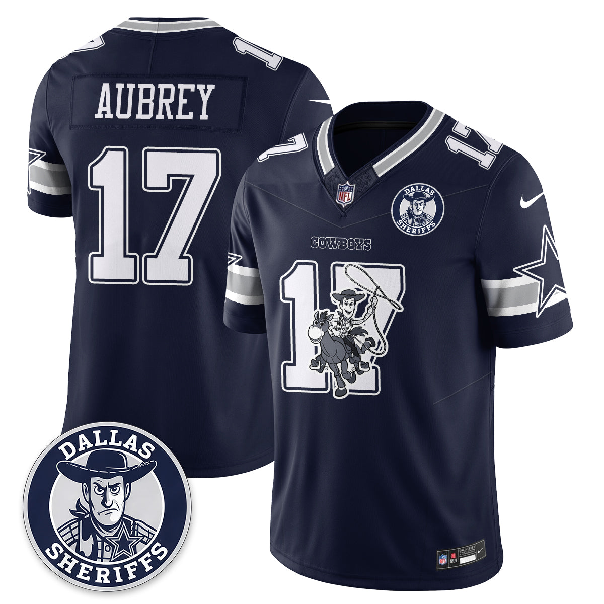Dallas Cowboys x Toy Cowboy Edition Vapor Jersey - Stitched