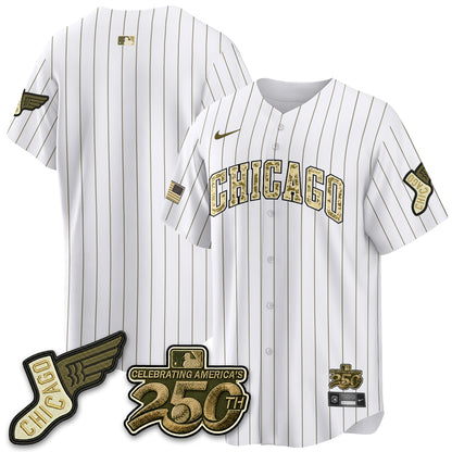 Chicago White Sox Armed Force Day 2026 Vapor Limited Jersey - Stitched