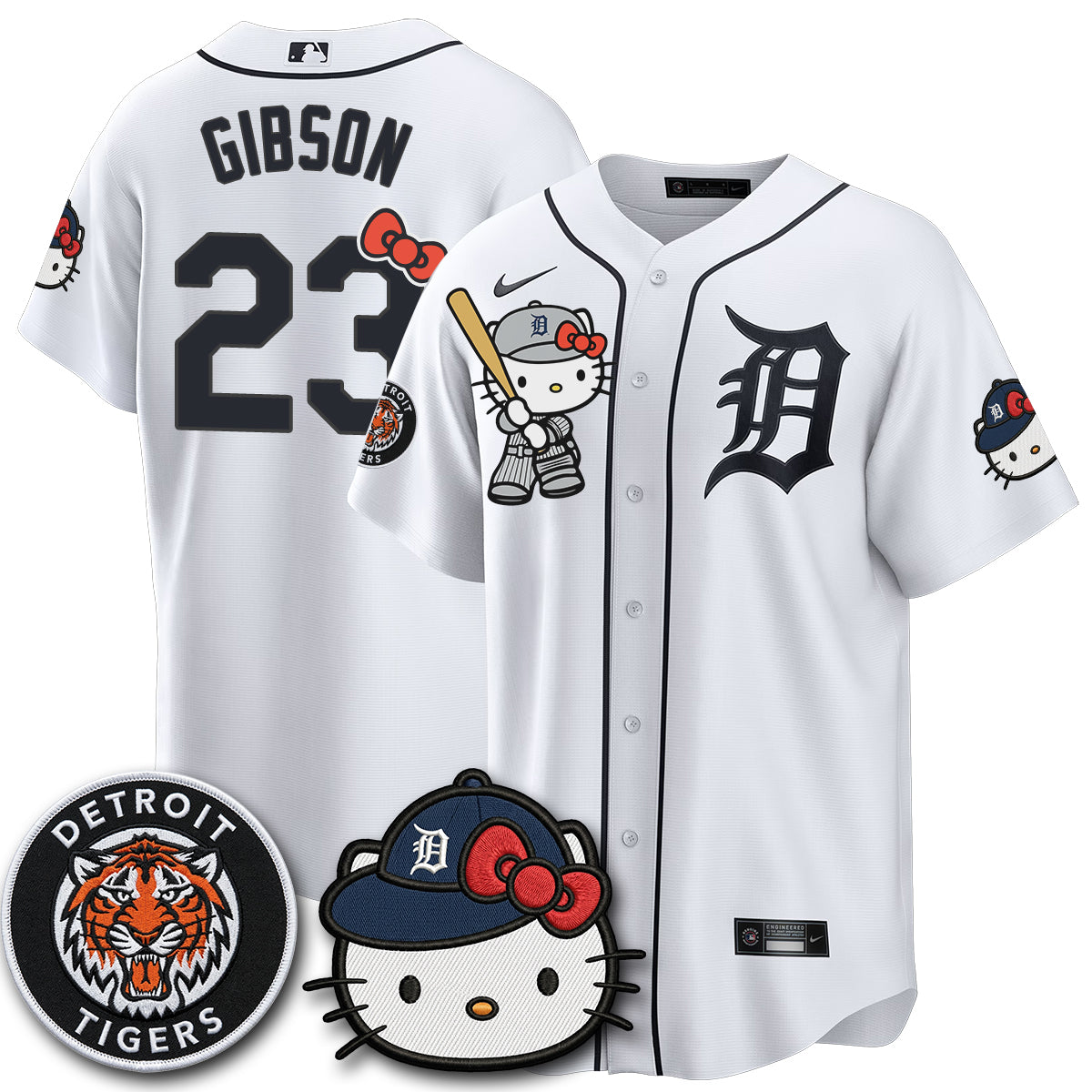 Detroit Tigers x Meow KT Edition Vapor Limited Jersey - Stitched
