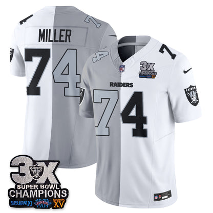 Las Vegas Raiders Split Edition Vapor Jersey - Stitched