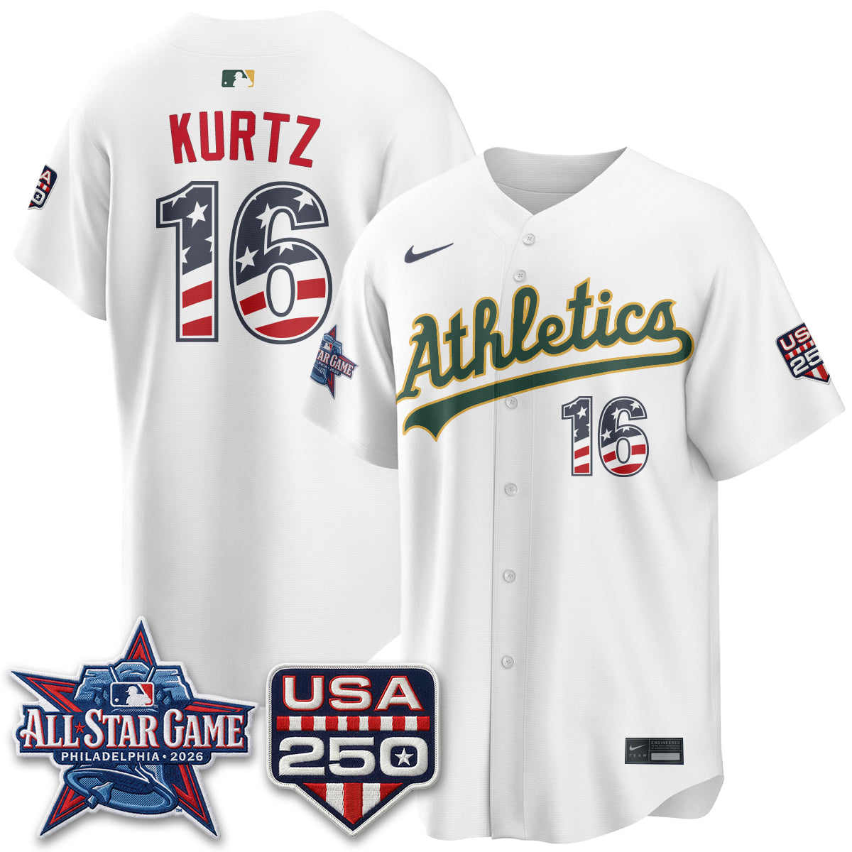 Oakland Athletics 2026 All Star Edition Vapor Jersey - Stitched