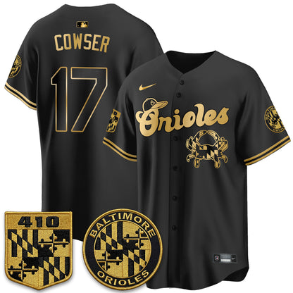 Baltimore Orioles Maryland Flag Vapor Limited Jersey - Stitched