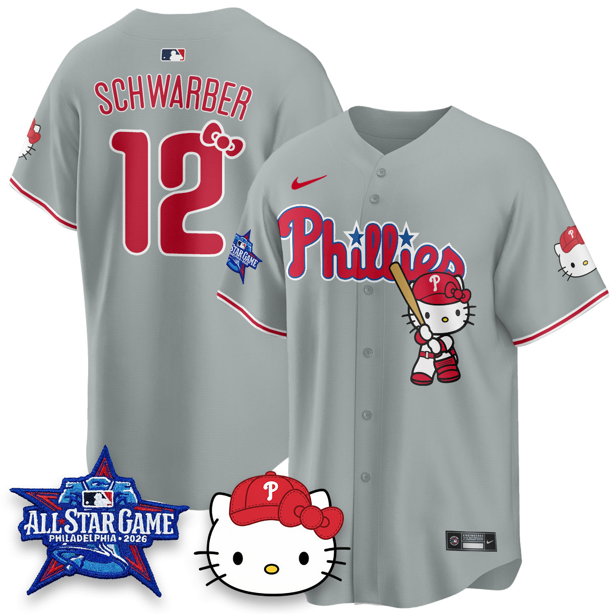 PHI x Meow Kitty Vapor Limited Blue Jersey- Stitched