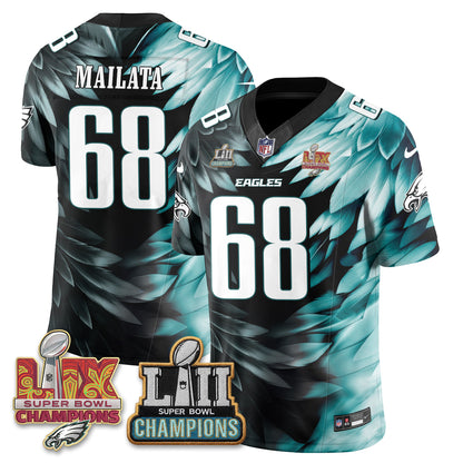 Philadelphia Eagles Fangear Edition Vapor Jersey - Stitched