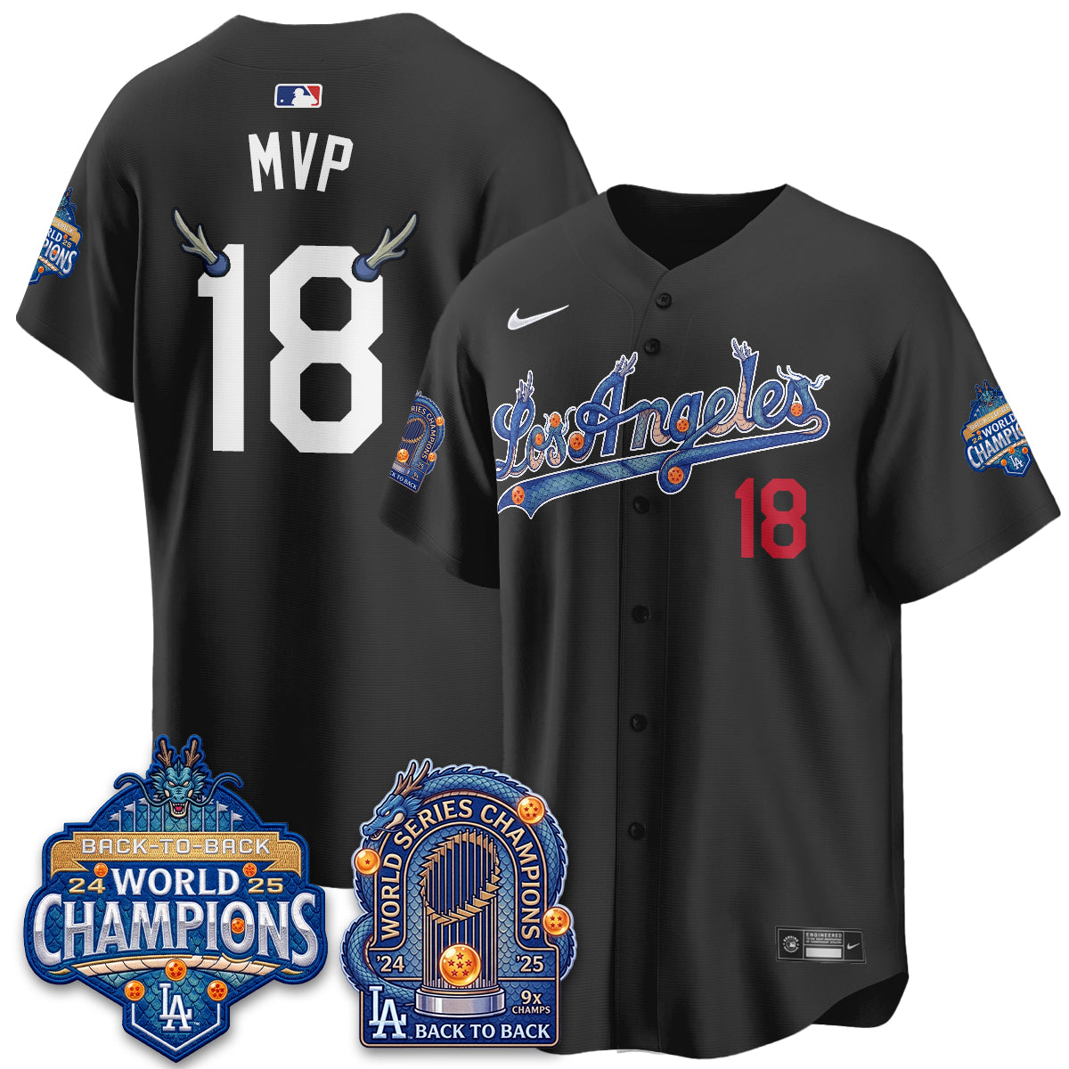 Los Angeles Dodgers x DB Night 2026 Vapor Jersey - Stitched