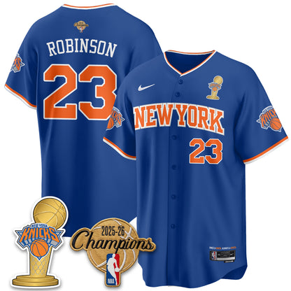 New York Knicks 2026 NBA Champions Vapor Jersey - Stitched