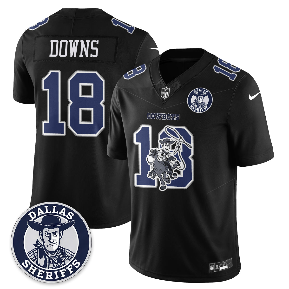 Dallas Cowboys x Toy Cowboy Edition Vapor Jersey - Stitched