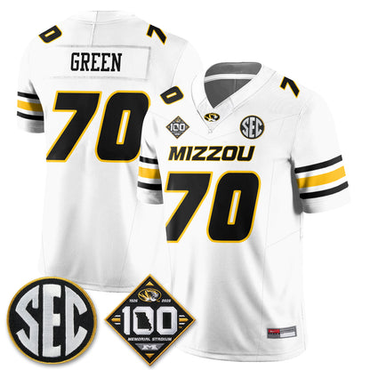 Missouri Tigers 100th Anniversary of Memorial Stadium Vapor Jersey - Stitched