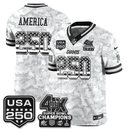 NYG 2026 Salute To Service Vapor Jersey - Stitched